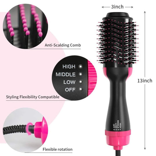 One Step 3 in 1 Hair Dryer , hair straightener and hair curler
