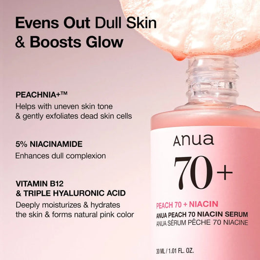Peach 70% Niacinamide Serum - 30ml